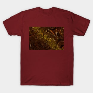 Abstract Tortoiseshell Swirls T-Shirt